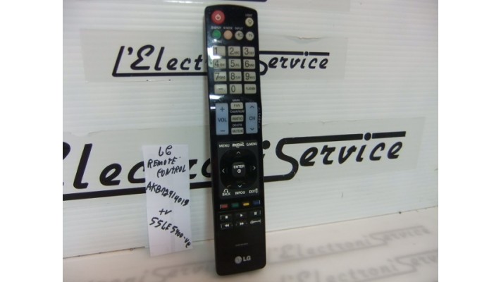 LG AKB72914015 remote control